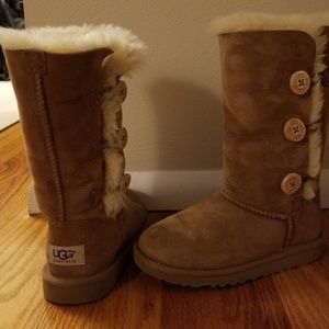 UGG Kids Bailey Button Triplet Boot